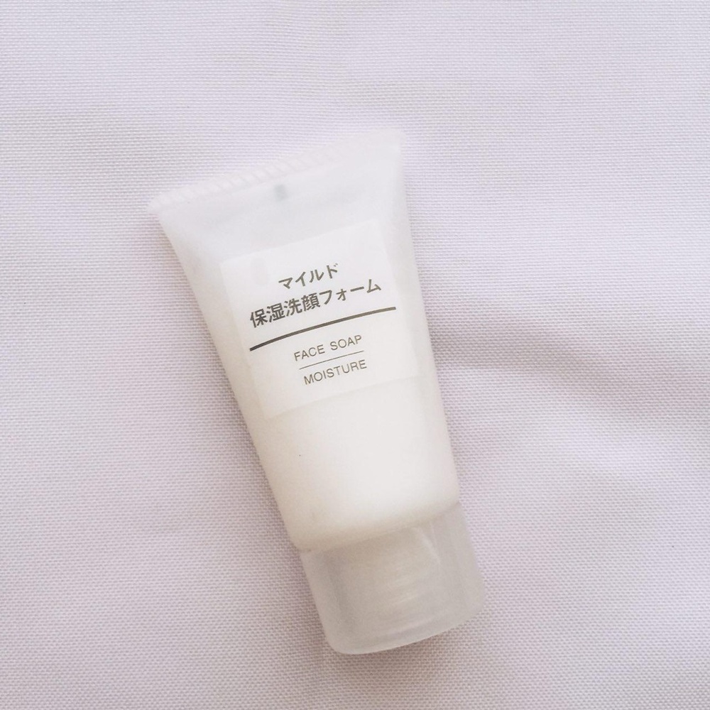 Muji Mild Moisture Cleansing Foam | Travel Size | 1.1 oz